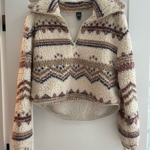 Wild Fable Aztec Sherpa fleece